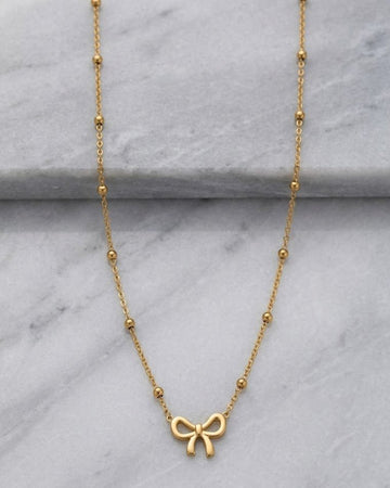 Chic Bow necklace - Glimmer Hub
