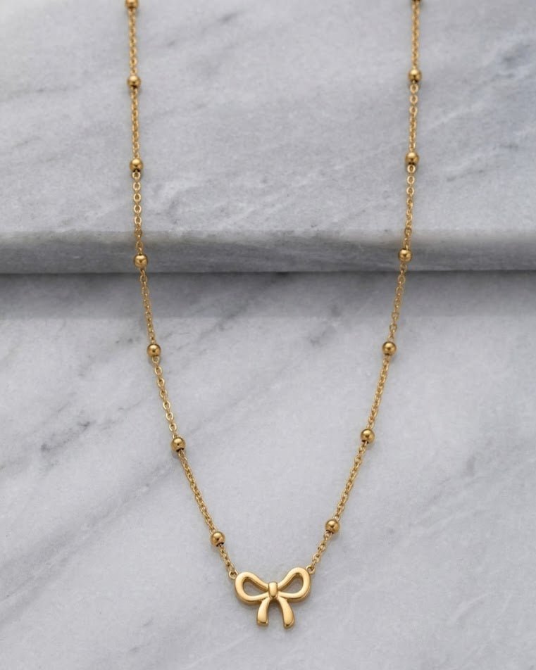 Chic Bow necklace - Glimmer Hub