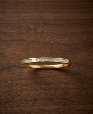 Crystal Stone Bangle - Glimmer Hub