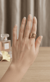 Floral Motif Ring - Glimmer Hub