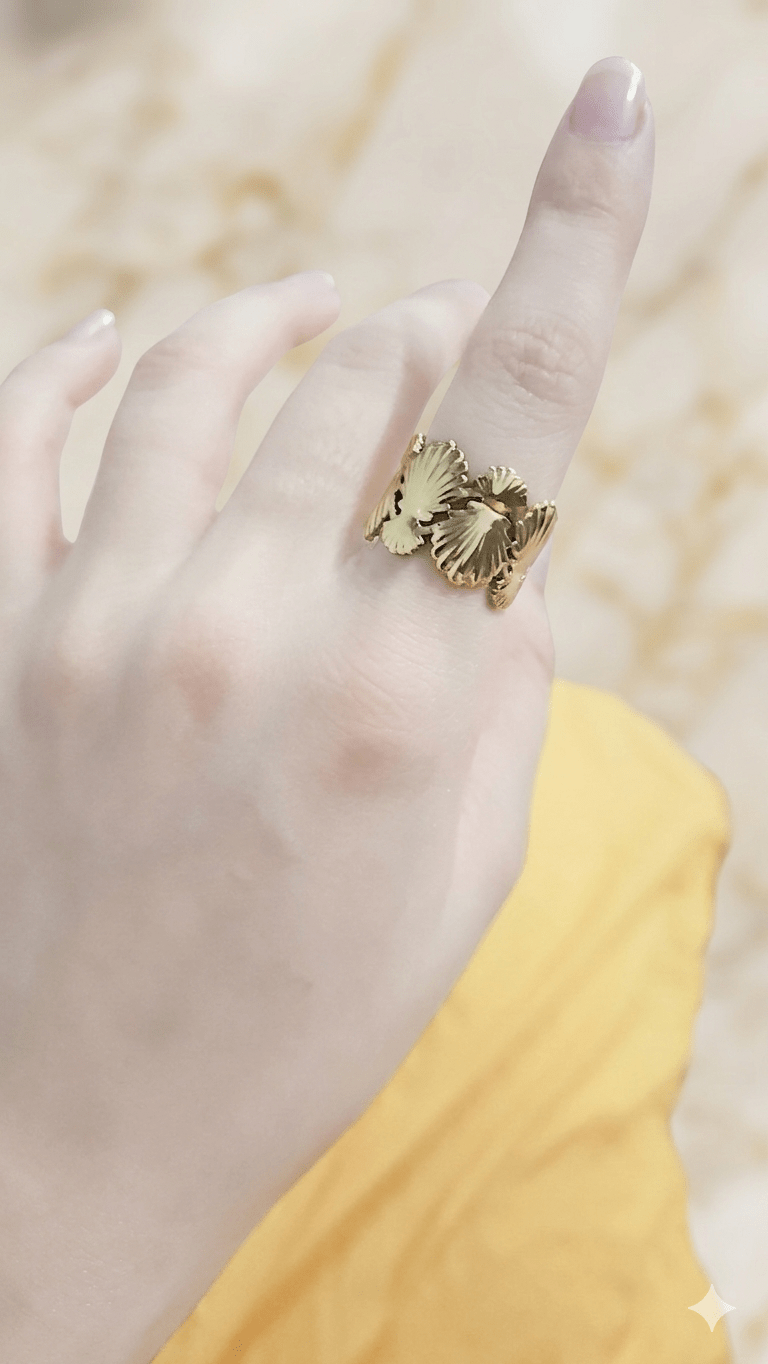 Floral Motif Ring - Glimmer Hub