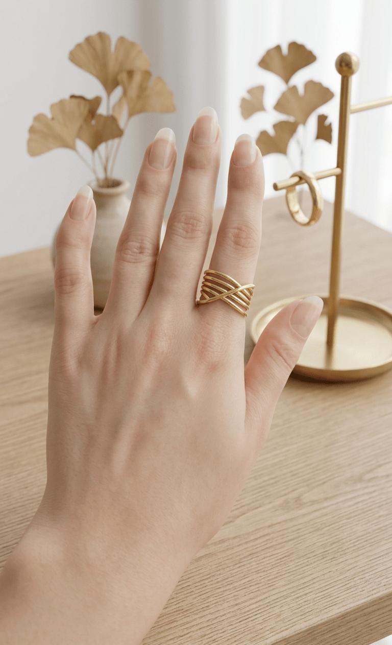 Intertwined Band Ring - Glimmer Hub