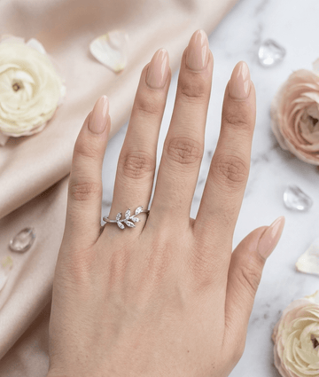 Leaf Petal Ring - Glimmer Hub