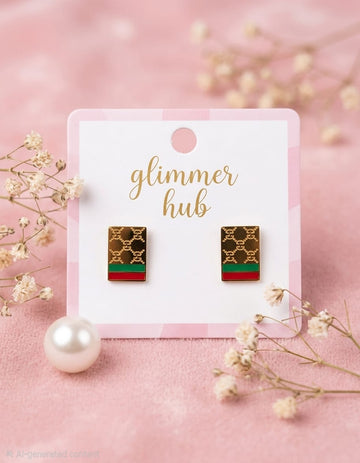 Luxury GG - Inspired Gold Stud Earrings for Women - Glimmer Hub