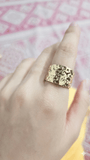 Molten Gold Band Ring - Glimmer Hub