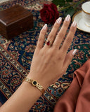 Noir Elegance Bangle - Glimmer Hub