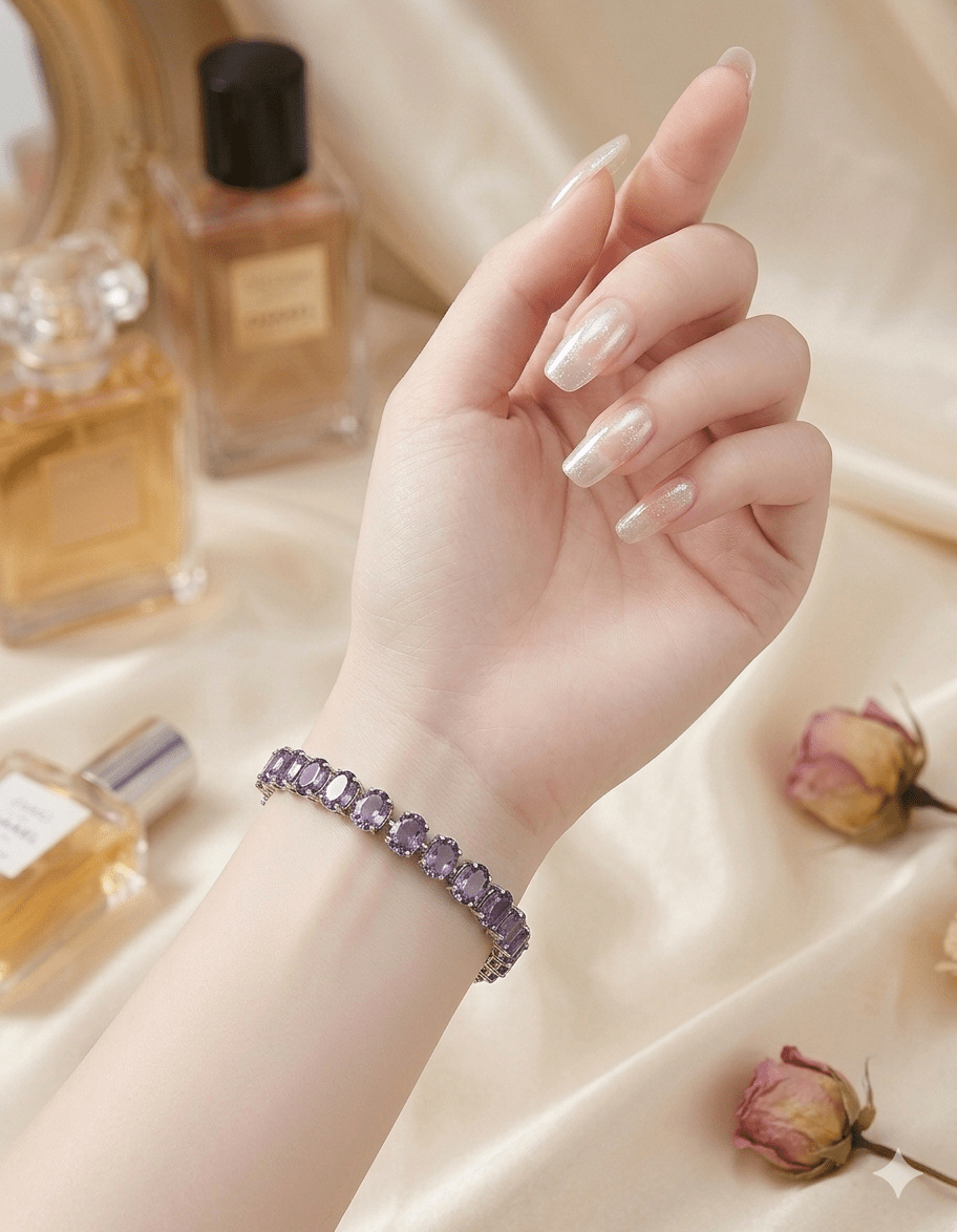 Stone Luxe Statement Bracelet - Glimmer Hub