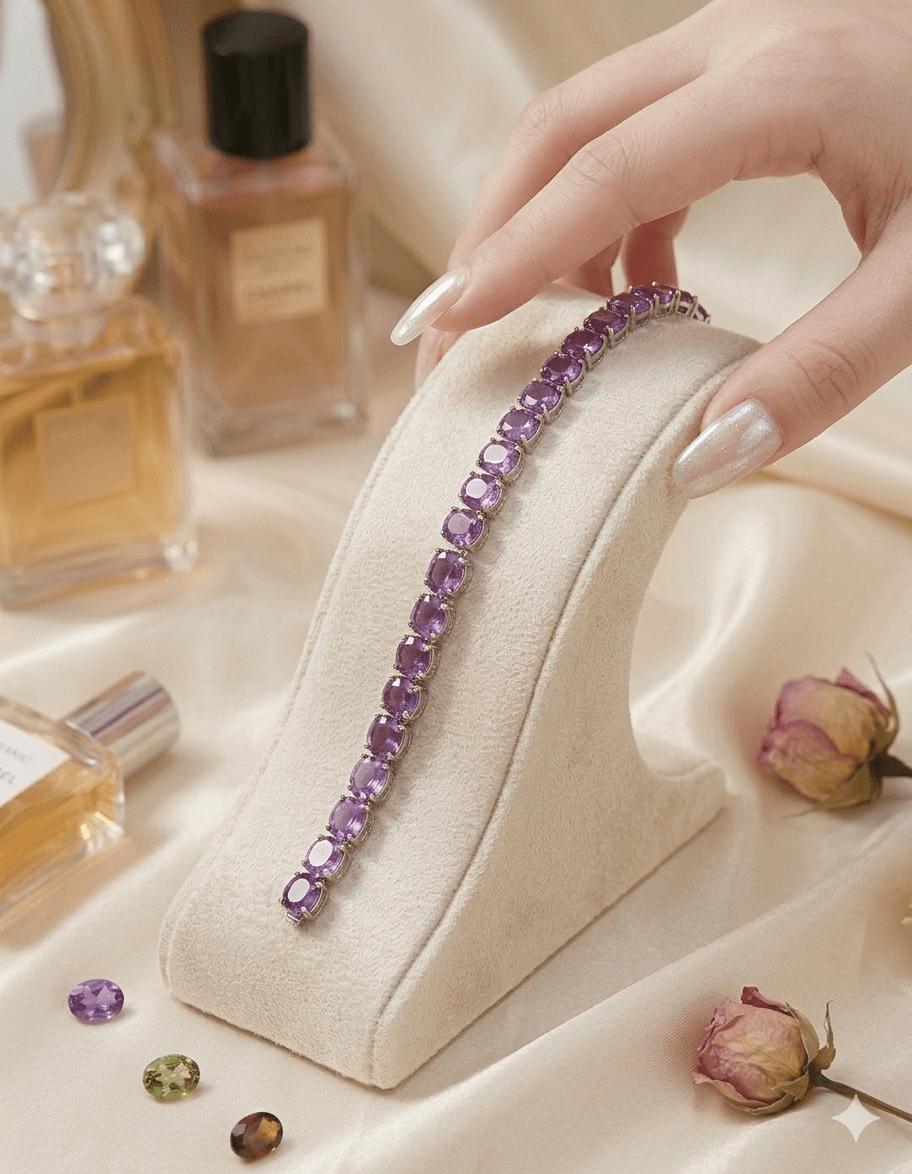 Stone Luxe Statement Bracelet - Glimmer Hub